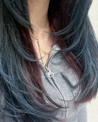 セミロング カラー ハイトーン/カラー /ウルフ/RENAのヘアスタイル