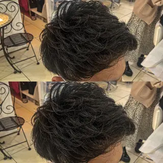 ショート パーマ メンズ 韓国風メンズ/毛流れ ヘアなら須田龍世のヘアスタイル