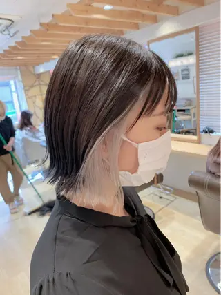 ミディアム 新宿 木下拓哉のヘアスタイル