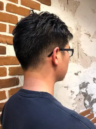 メンズ ✨色持ちの良い艶 カラー✨蟹江真世のヘアスタイル