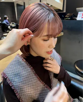 セミロング カラー トレンドと似合わせ/ マンツーマン/西上楓のヘアスタイル