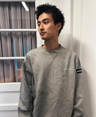 ショート メンズ DIXBON所属・メンズパーマ ナカムラヒロトのヘアスタイル