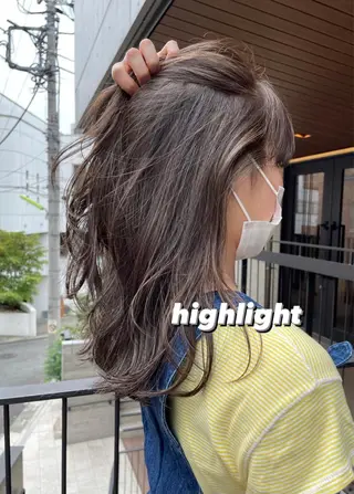 ミディアム カラー パーマ ヘアアレンジ ネイル マツエク・マツパ Miku /ブリーチ/ボブのヘアスタイル