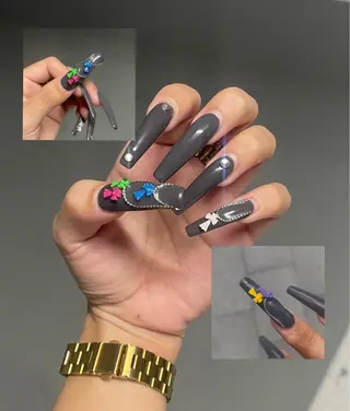 ネイル GO TODAY シェアサロン 渋谷Amiu店所属・渋谷ネイル🎀 y2k/海外ネイルのネイルデザイン