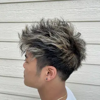 ショート カラー メンズ RUBEUS【ルベウス】所属・✨艶々カラー🎨 杉本賢人のヘアスタイル