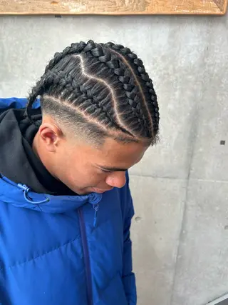 メンズ HONEY TRAP!所属・HARURU🪮✨ ブレイズ海外ヘアのヘアスタイル