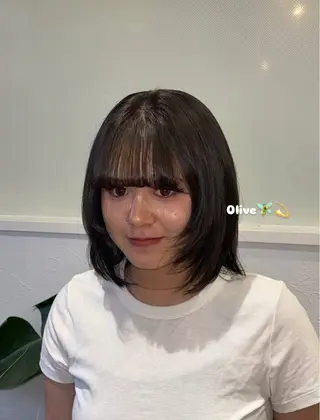 カラー 島崎 夏希のヘアスタイル