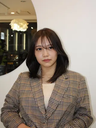 セミロング 前川 瑞希のヘアスタイル