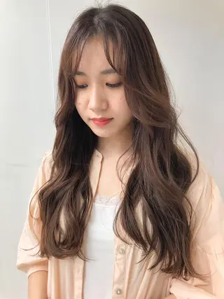ロング カラー 韓国ヘア×髪質改善 /yoshikaのヘアスタイル