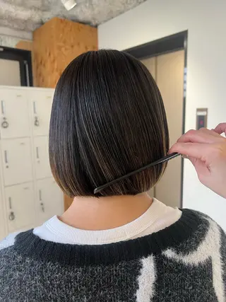 ショート 梅田/似合わせボブ /顔周り/RINKAのヘアスタイル