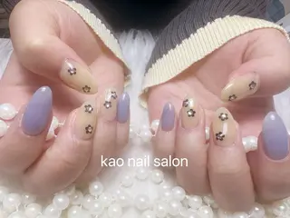 ネイル kao nail マグネット/長さだしのネイルデザイン