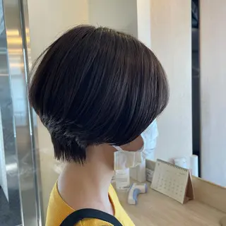 ショート カラー ボブウルフ／ボブ Satsuki【名駅のヘアスタイル
