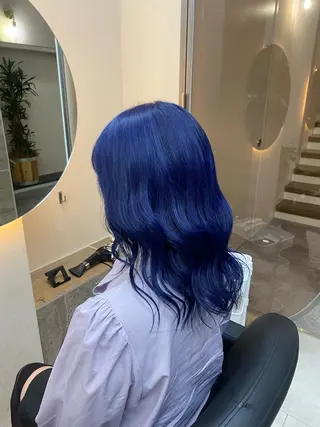 ミディアム カラー 「似合わせ/髪質改善 《ワタル》」のヘアスタイル