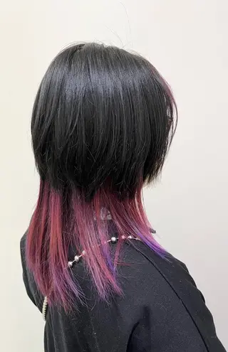 セミロング カラー 狩野 歩のヘアスタイル