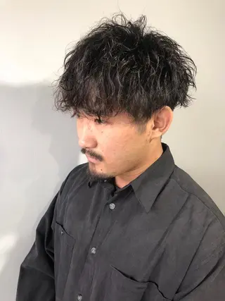 メンズ 森本裕/オーナー/ スパイラルパーマのヘアスタイル