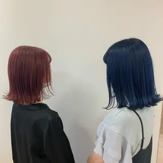 ミディアム カラー 暖色専門美容師🎀 お客様満足度◎のヘアスタイル