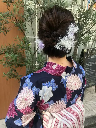 ミディアム ヘアアレンジ ショートボブ💗 ヤマネシオリのヘアスタイル