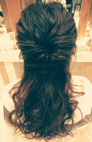 ロング ヘアアレンジ ヘアセット/髪質改善 /カラー/TADOのヘアスタイル