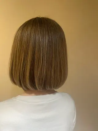 ミディアム Lamie所属・大人女子&髪改善専門 Nobuフリーランスのヘアスタイル