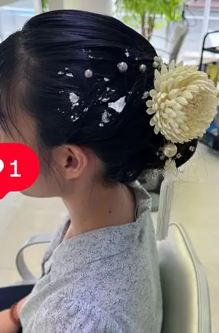 ヘアアレンジ タカハシ リナのヘアスタイル