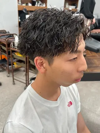 パーマ メンズ 🍐シャドウパーマ メンズ特化/守岡🍐のヘアスタイル