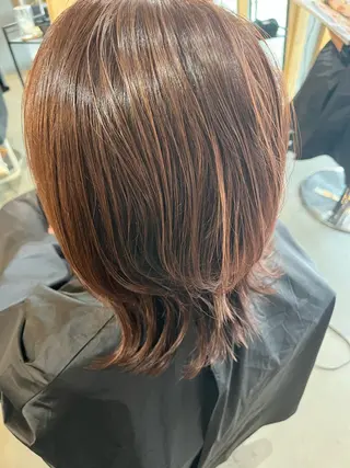 ミディアム カラー ALBAfromAletta所属・ALBAfrom Aletta❁久木のヘアスタイル