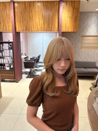 ミディアム 工藤 勇樹のヘアスタイル