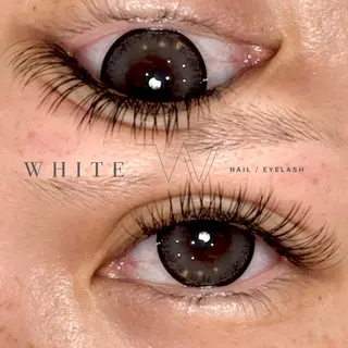 マツエク・マツパ WHITE所属・WHITE .のマツエク・マツパデザイン