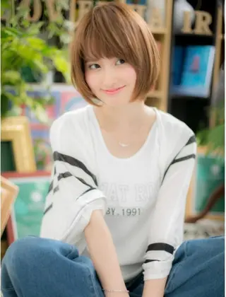 ショート カラー cover hair bliss 川口東口SOGO店所属・後悔はさせません 🔥💪千原一輝のヘアスタイル