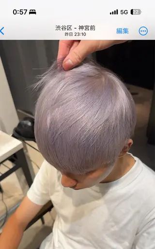 カラー レイヤーカット/ ボブカット/ケンヤのヘアスタイル