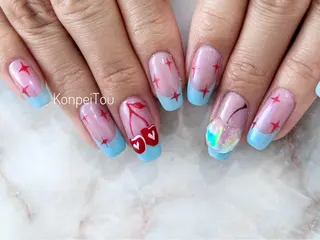 ネイル おうちのネイルサロン　konpeiTou〜こんぺいとう〜所属・おうちのネイルサロン KonpeiTouのネイルデザイン