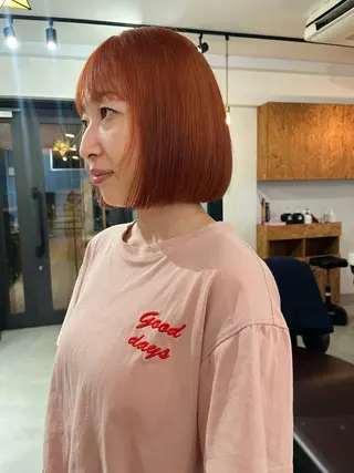 カラー 暖色/パーマ 🌼クニトウメイのヘアスタイル