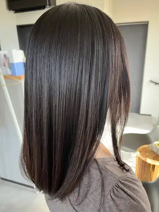 セミロング カラー HAIR MAKE  miel所属・🫧透明感カラー🫧 SHINSEIのヘアスタイル