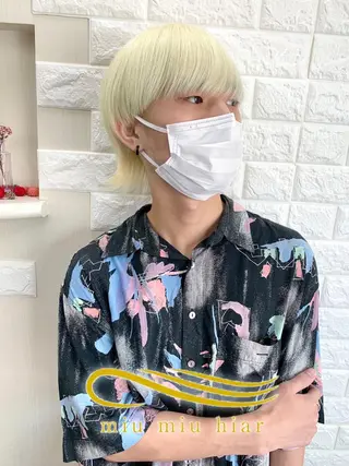 ショート カラー ビューティー　クララ所属・🌈miu miu hair✂️💕のヘアスタイル