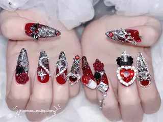 ネイル MoMoA Nail ネイル長さ出し専門店のネイルデザイン