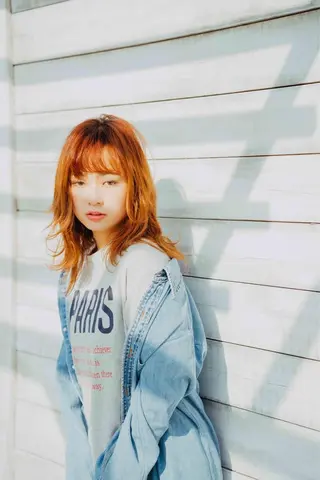 ミディアム カラー パーマ ヘアアレンジ メンズ キッズ ネイル マツエク・マツパ unu hair所属・藤井 仁紀のヘアスタイル