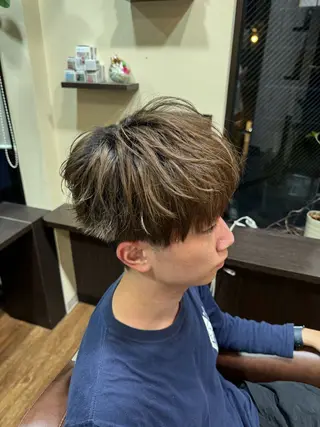 ショート メンズ 【縮毛矯正/カラー】 今野寛己のヘアスタイル