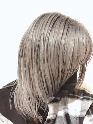 セミロング カラー 🌹艶髪カラー🌹 津田晴加【西荻窪】のヘアスタイル