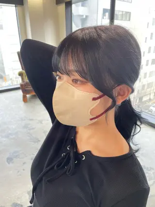 カラー La fith hair ray 札幌店所属・顔まわり/W カラー/リョウのヘアスタイル