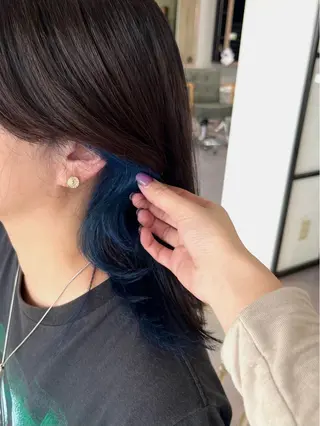 ミディアム 光本 千紘のヘアスタイル