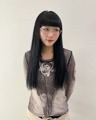 ロング カラー 縮毛矯正/ハイトーン /パーマ/せき🧸のヘアスタイル