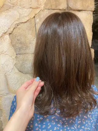 カラー 水島 悠香子のヘアスタイル