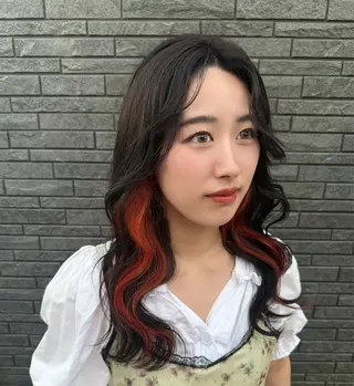 セミロング カラー sonam by lange所属・NAGASHIMA RINAのマツエク・マツパデザイン