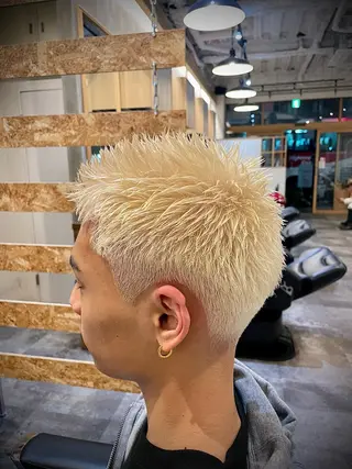 カラー メンズ smilehair国分寺店所属・💈barber 中根 龍星のヘアスタイル