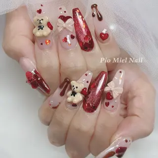 ネイル HANA 長さだしのネイルデザイン