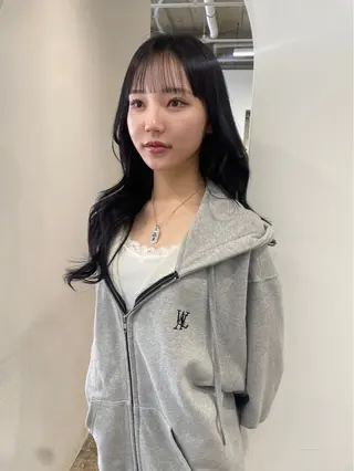 ロング カラー 𝘚𝘶𝘻𝘶 𓂃𓈒𓏸のヘアスタイル