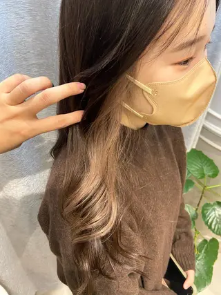 ロング カラー 🕊顔まわりカット /インナーカラー🕊のヘアスタイル