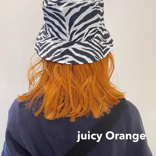 ミディアム カラー ヘアアレンジ GAME 天神所属・レイヤーカット指名 No.1💖マユカのヘアスタイル