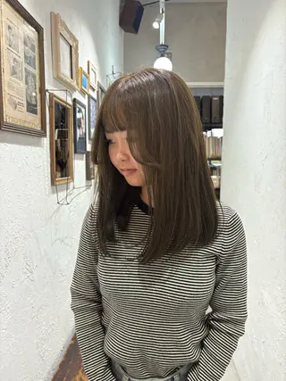 セミロング 長尾 空稜のヘアスタイル