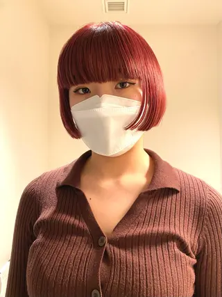 ミディアム Hair & make Lamp所属・梅田のブリーチ特化 美容師KAI🥰のヘアスタイル